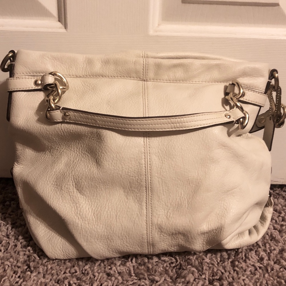 COACH Pebble Leather Shoulder Bag